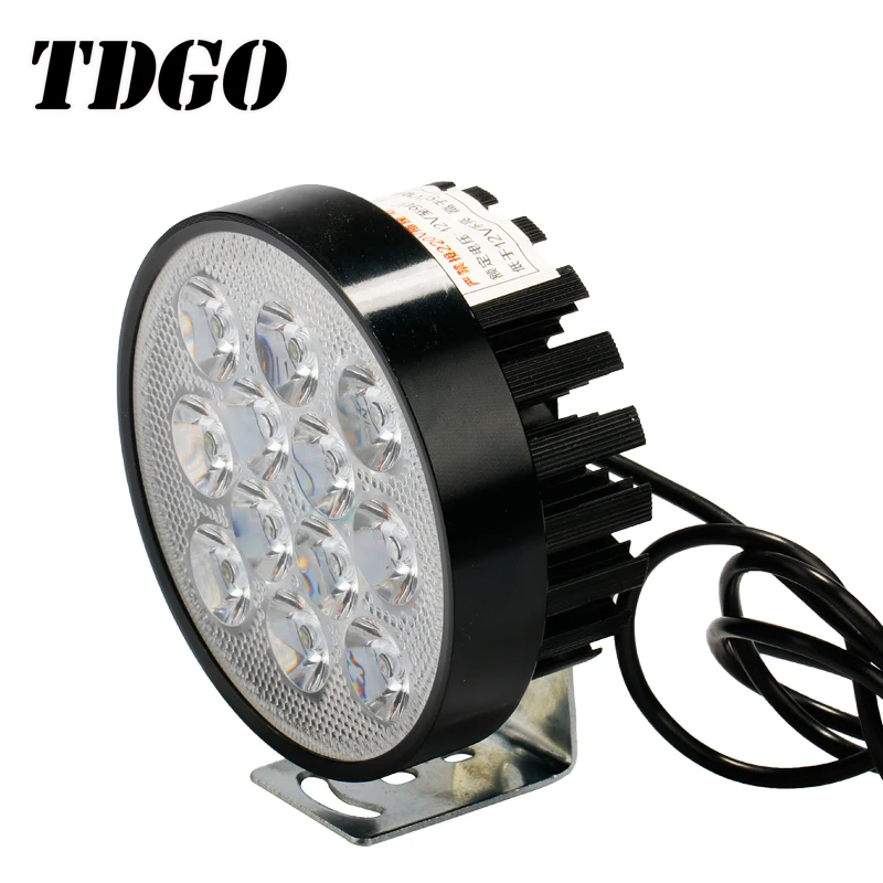 TDGO 1 шт. мотоциклетные светодиодные фары лампы 60 Вт 2400Lm скутеры прожектор 6000 К