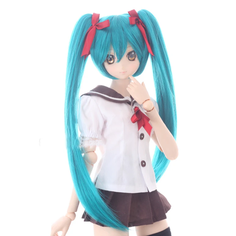 

[wamami] 250# Cos Vocaloid Hatsune Miku Uniform Suit 1/4 MSD 1/3 SD DZ AOD BJD Dollfie