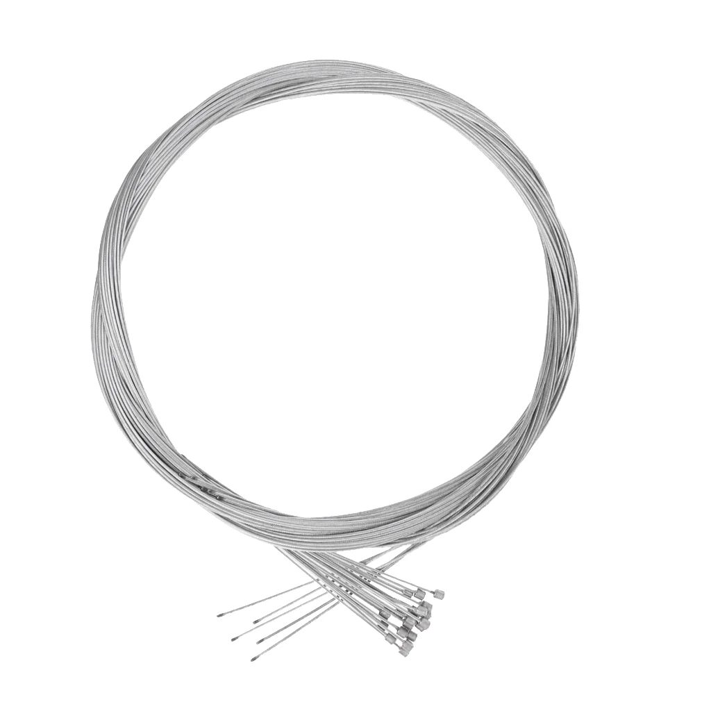 20Pcs Bike Inner Shift Cables Shifter Gear Speed Line Derailleur 2m x 1mm Bicicleta de cables de cambio interior