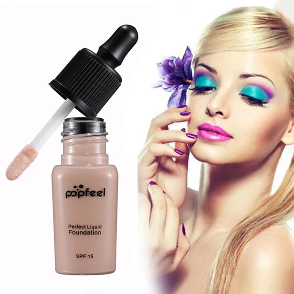 

POPFEEL Face Makeup Liquid Foundation Long Lasting Moisturizing Whitening Waterproof Concealer BB Cream Cosmetic Makeup Creams