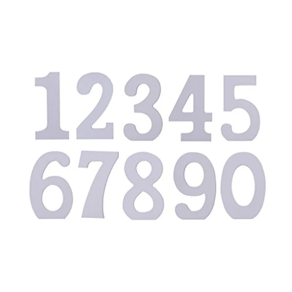 

Wooden Numbers White Wedding Table Numbers Romantic Wedding Table Party Decoration Valentines Day Decor (Number 1)