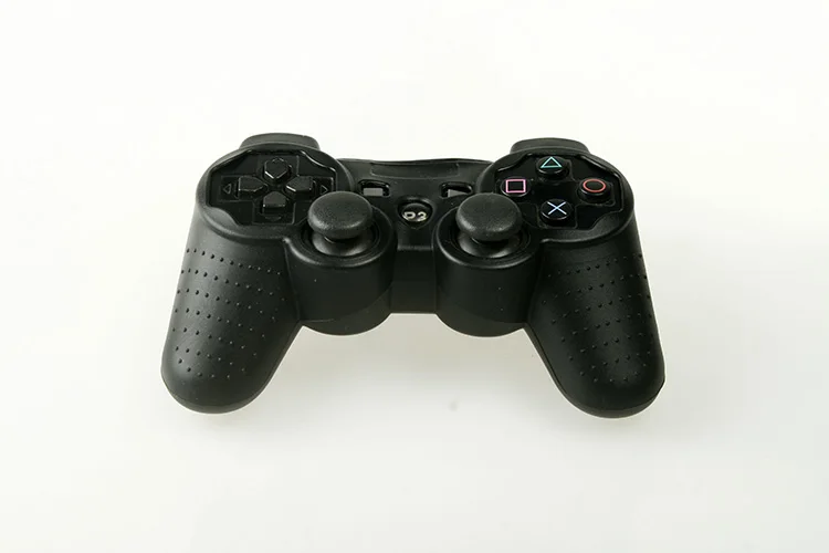 HOTHINK защитный силиконовый чехол, кожный чехол, мягкий чехол для Playstation 3 PS3, контроллер dualshock 3, геймпад - Цвет: Черный