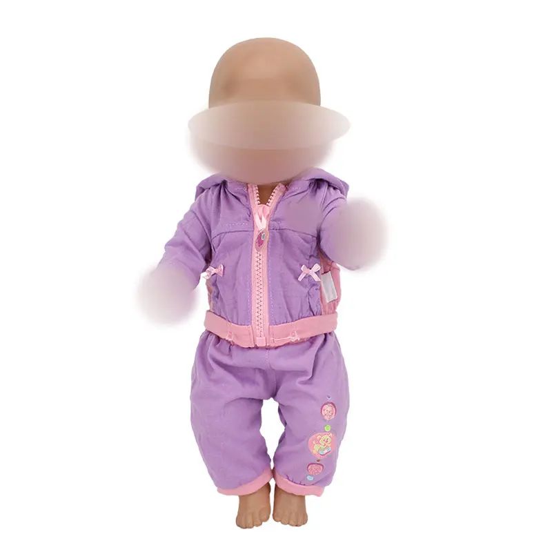 Модный комплект детской одежды для 17 дюймов Reborn Baby Doll 43 см для ухода за ребенком для мам Одежда для кукол, аксессуары для куклы