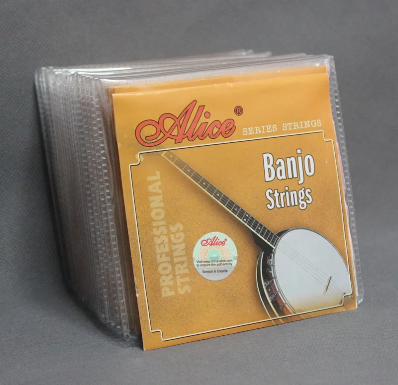 

20 Sets Alice-Direct AJ05 Banjo Strings Light (.009 .011 .013 .020 .009) 5-String Loop End