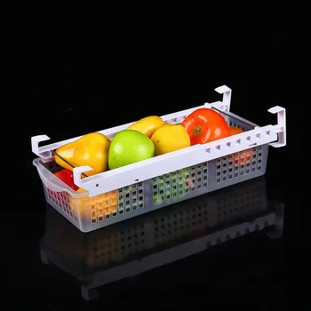 

Multifunction Kitchen Refrigerator Storage Rack Fridge Freezer Shelf Holder Pull-out Drawer Organiser Space saver