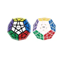 QiYi многогранник Qiheng Magic Cube наклейки 12 стороны Профессиональный Скорость Cubos Мэджико Обучения Головоломки Развивающие игрушки для детей