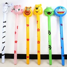 3 шт. 120 см Новое поступление Детские Мультяшные модные Надувные игрушки Воздушные Животные ПВХ подарки на день рождения для детей