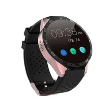 2016 Smartwatch 3G Kingwear KW88 400 400 Smart Watch Calling 2 0MP Camera Pedometer Heart Rate