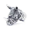 Rany&Roy Newest Rhinoceros Ring 316L Stainless Steel Fashion Jewelry Protect Rhinoceros Ring 4
