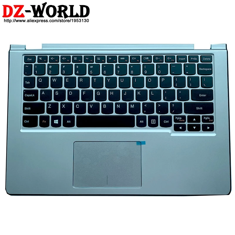 Palmrest silver Upper Case With US English Keyboard Touchpad for Lenovo Yoga2 11 Yoga 2 C Cover 90204958 25214381 AP0T500200 | Компьютеры