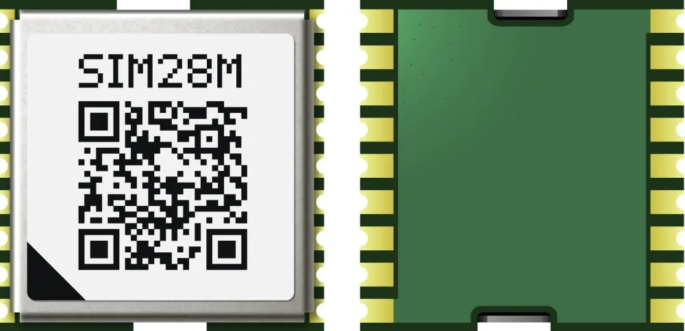 Lote Canal Receptor Gps Módulo Simcom 100% Nova Original Genuine Distribuidor 5 Pçs - Sim28m - Imagem 2