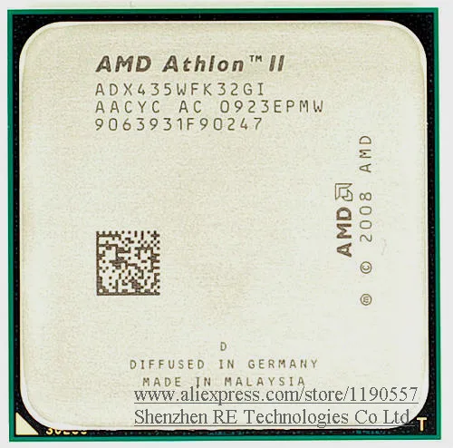 Процессор AMD Athlon II X3 435 (2 9 ГГц/1 5 Мб кэш памяти L2/Socket AM3) трехъядерный процессор
