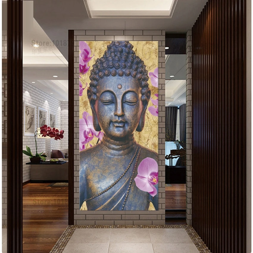 

5D DIY Diamond Painting Buddha Needlework Home Decor Full Rhinestone Mosaic Diamond Embroidery Needlework