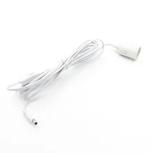 Мощность Шнур кабель E27 5 m 5,5*2,1 Мужская лампа переключатель провода для подвесной светодиодный лампы Hanglamp Подвесная лампа держатель