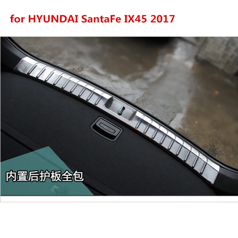 High quality stainless steel Rear Bumper inside Protector Sill Trunk