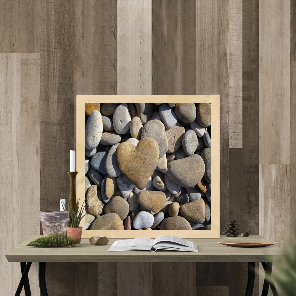 

Laeacco Nordic Abstract Wall Art Picture Stone Outside Posters and Prints HD Canvas Painting Living Room Home Decor No Frame