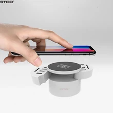 BTOD Qi Wireless USB Charger 10 Ports 41W For iPhone 8 iPhone X Samsung S6 S7 Edge Huawei Lumia Nexus LG Sharp AC Power Adapter
