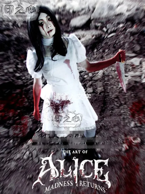Alice Madness Returns Fashion Party Jurk Rok Uniform Lolita Cosplay Kostuum Anime Kleding Gratis Verzending Alice Madness Returns Fashion Party Jurk Rok Uniform Lolita Cosplay Kostuum Anime Kleding Gratis Verzending