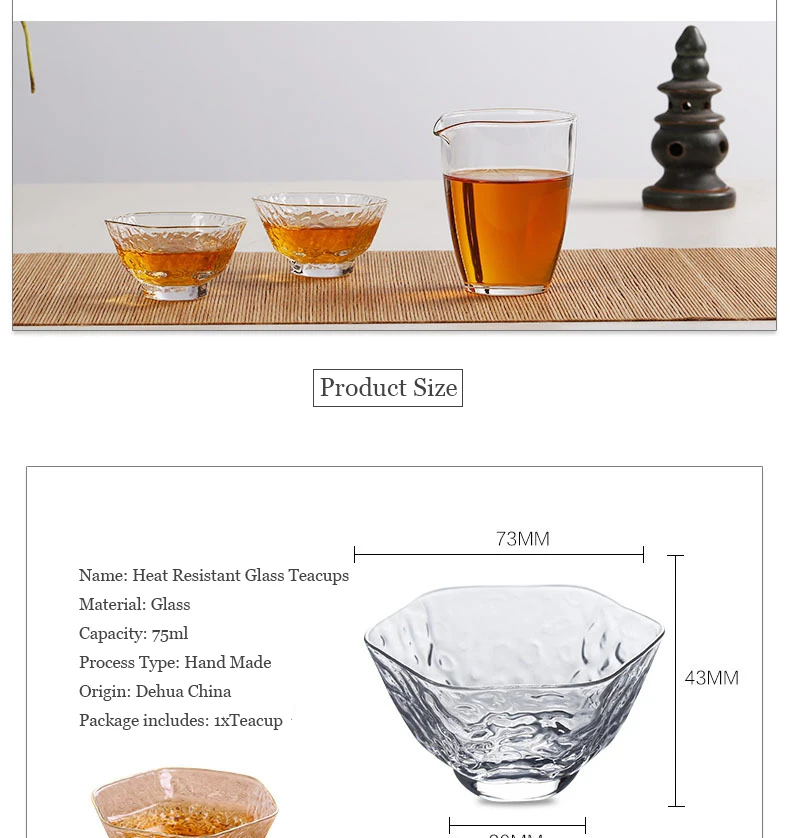 PINNY термостойкие чайные чашки в японском стиле прозрачная чайная чашка высокого качества кунг-фу чайный набор чашек и блюдца