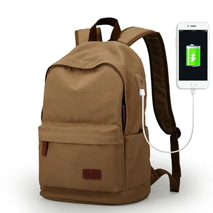 Модные мужские рюкзак Колледж школьные сумки для подростков Винтаж Mochila