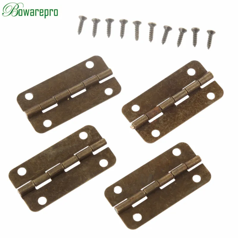 bowarepro Furniture Hinges for Jewellery Wood Box Door Butt Decorative