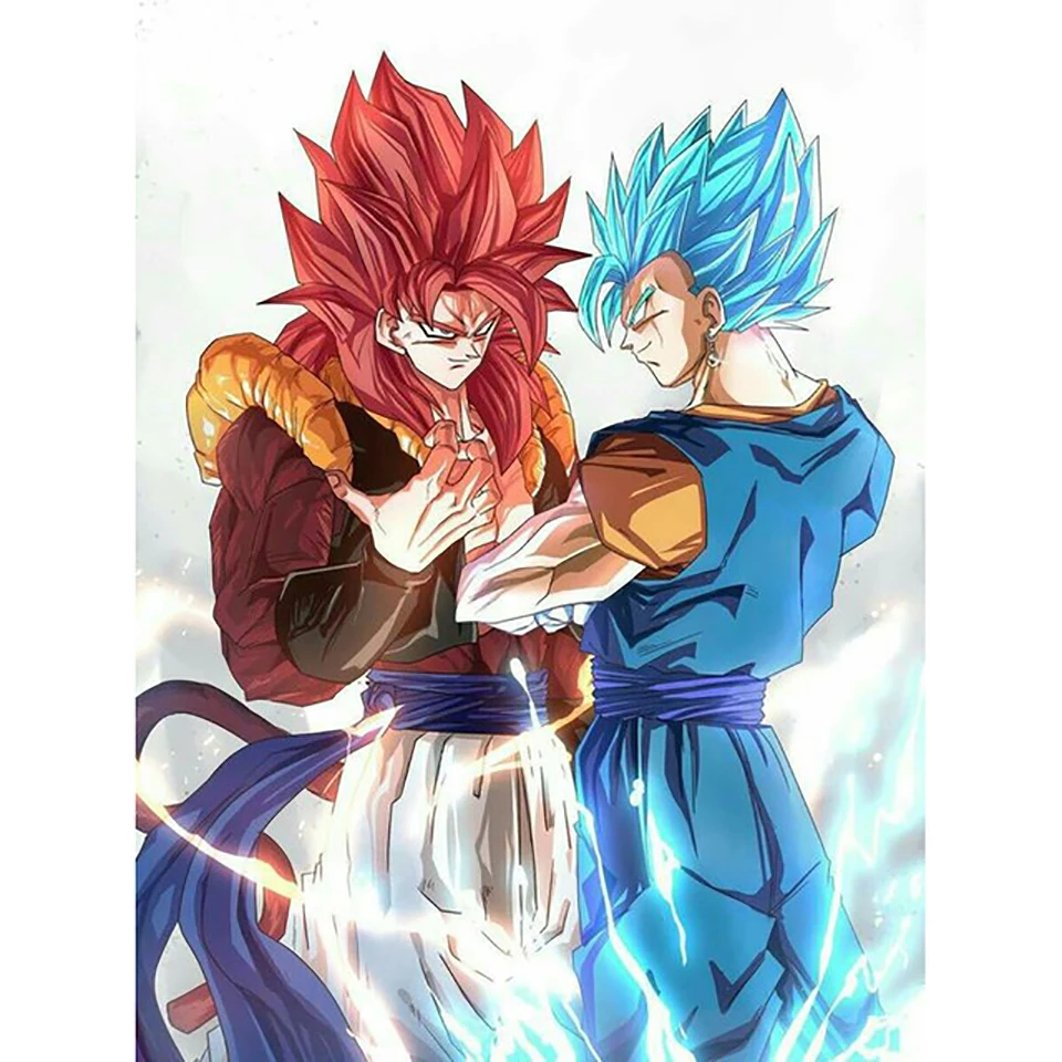 

Embroidery 5D Diamond Cross Stitch Dragon Ball Painting Home Decor Animation Full Square Drill Mosaic Picture Handmade Wall Art