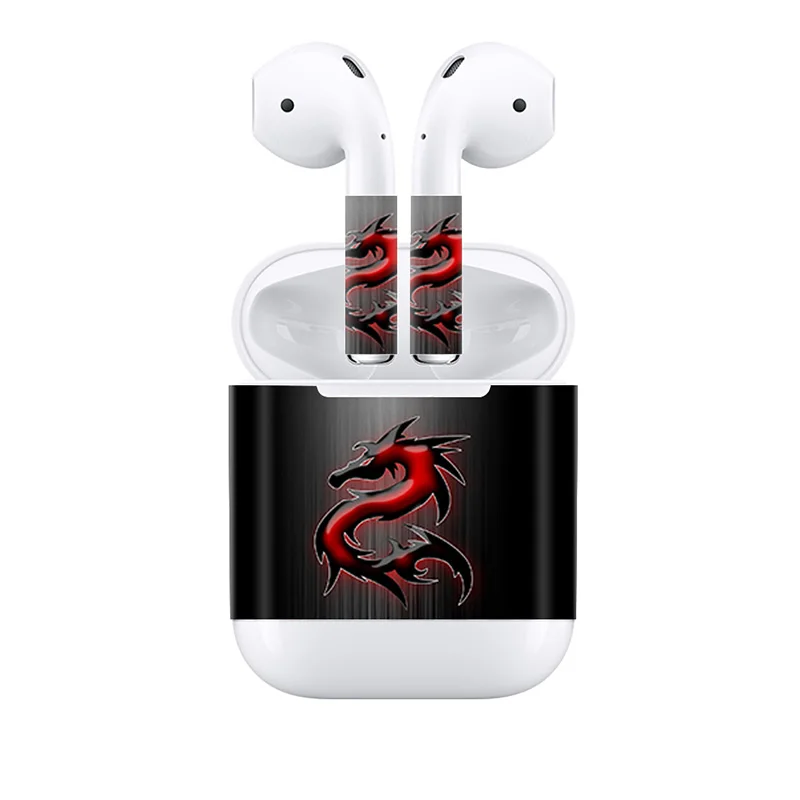 Оригинальная виниловая наклейка для наушников Apple AirPods|Наклейки телефонов| |