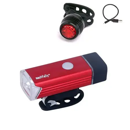 Велосипедная Передняя светильник USB Перезаряжаемые высокое Мощность светодиодный головной фонарь на руль светильник ing Фонари велосипед Велоспорт вспышки света светильник с держателем - Цвет: as picture