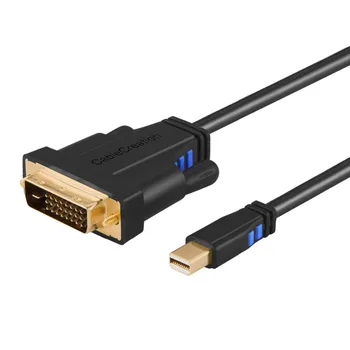 

Mini DP to DVI, CableCreation Mini Display Port (Thunderbolt Port Compatible) to DVI Cable Compatible Mac Book, iMac,etc
