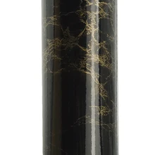 Золотой в черном мраморе самоклеющиеся водонепроницаемые обои виниловые наклейки на стену