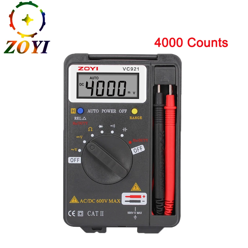 ZOYI 4000 Counts Multifunction Digital Multimeter AC/DC Voltage current
