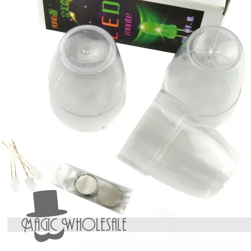 

LED Monte Free Shipping Close Up Street Magic Tricks Toys Props Wholesale And Retail Email Explanation Video