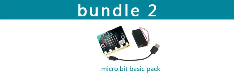 BBC micro: бит nRF51822 KL26Z Bluetooth 16 КБ ОЗУ 256кб флэш-Cortex-M0 карманный компьютер для детей начинающих обучение питону JS - Комплект: Комплект 2