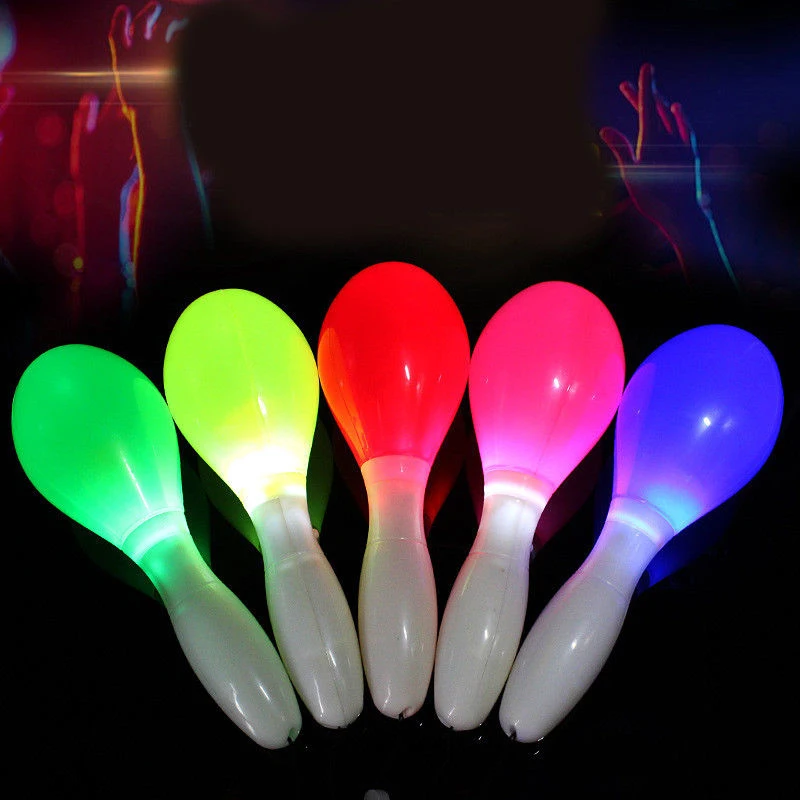 

2pcs Led Party Glow Stick Glowing Sand Hammer Flashing Stick Luminous Toys Party Props Rave Wedding Party Decoration 30