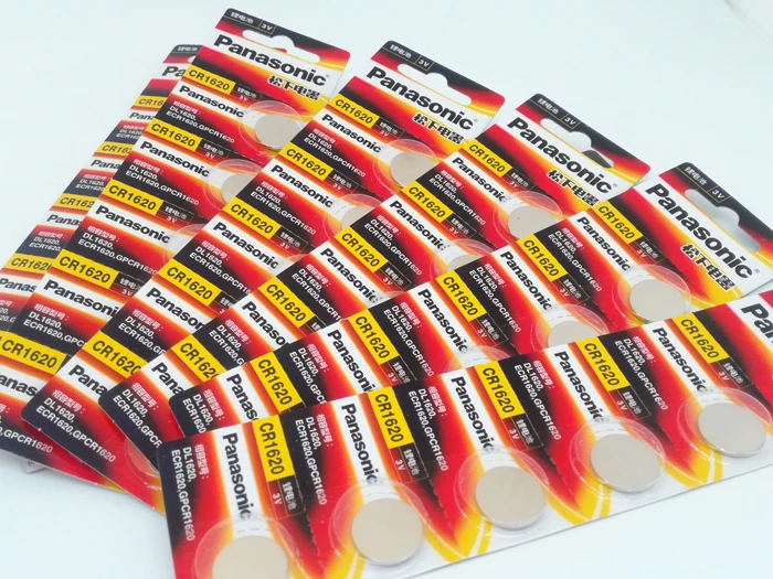 50pcs/lot New Original Panasonic CR1620 Button Cell Coin Batteries CR1620 Car Remote Control Electric Alarm 3V Lithium Battery 50pcs/lot New Original Panasonic CR1620 Button Cell Coin Batteries CR1620 Car Remote Control Electric Alarm 3V Lithium Battery