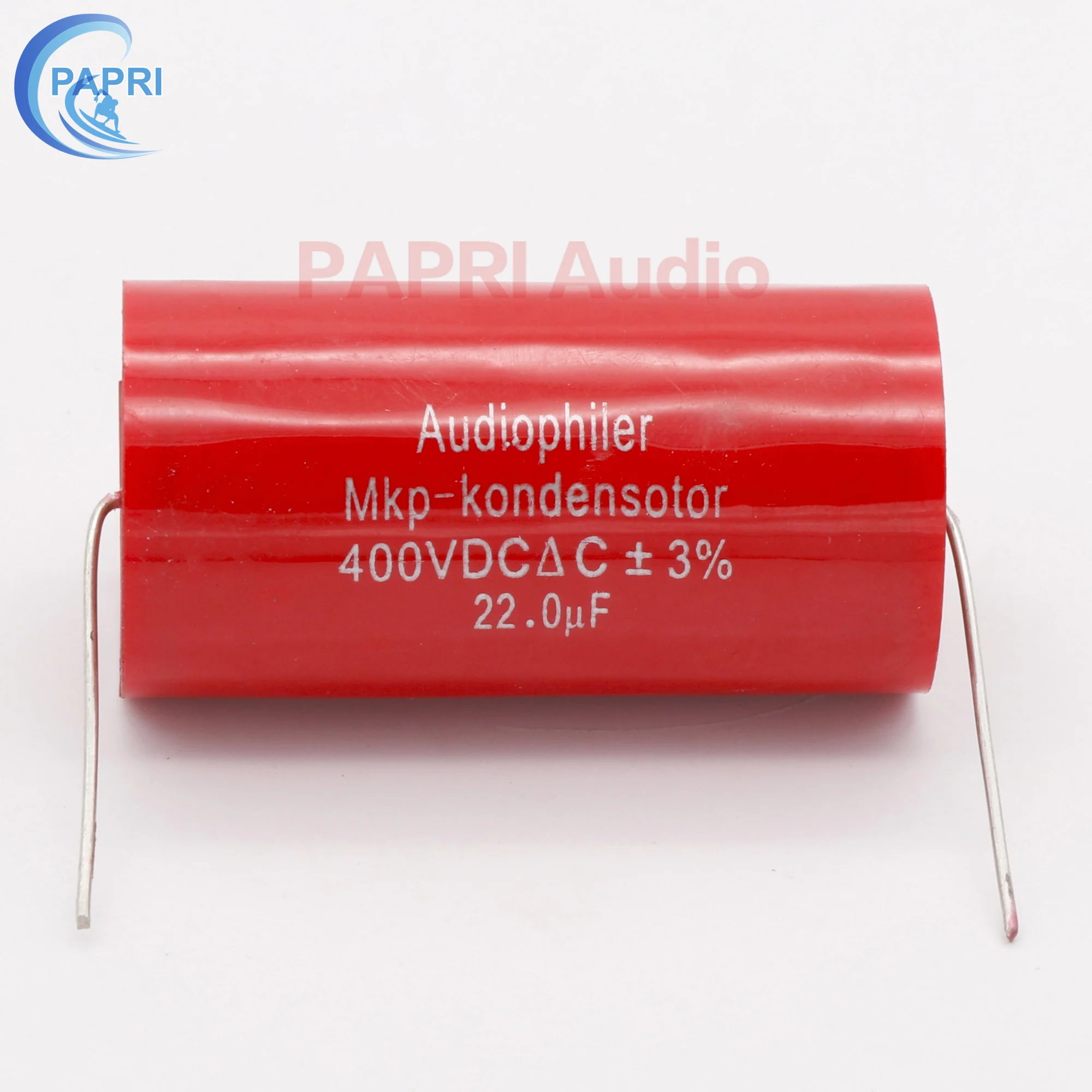 PAPRI 22 мкФ 400VDC осевой MKP DIY конденсатор уровня звука для HiFi трубочные гитарные усилители лот/1 шт