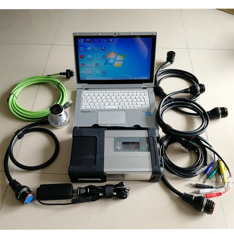 

MB Star C5 SD Connect C5 with V09.2019 Software X Vediamo in 480GB SSD Used Laptop CF-AX2 I5 8G for mercedes Auto diagnosis Tool