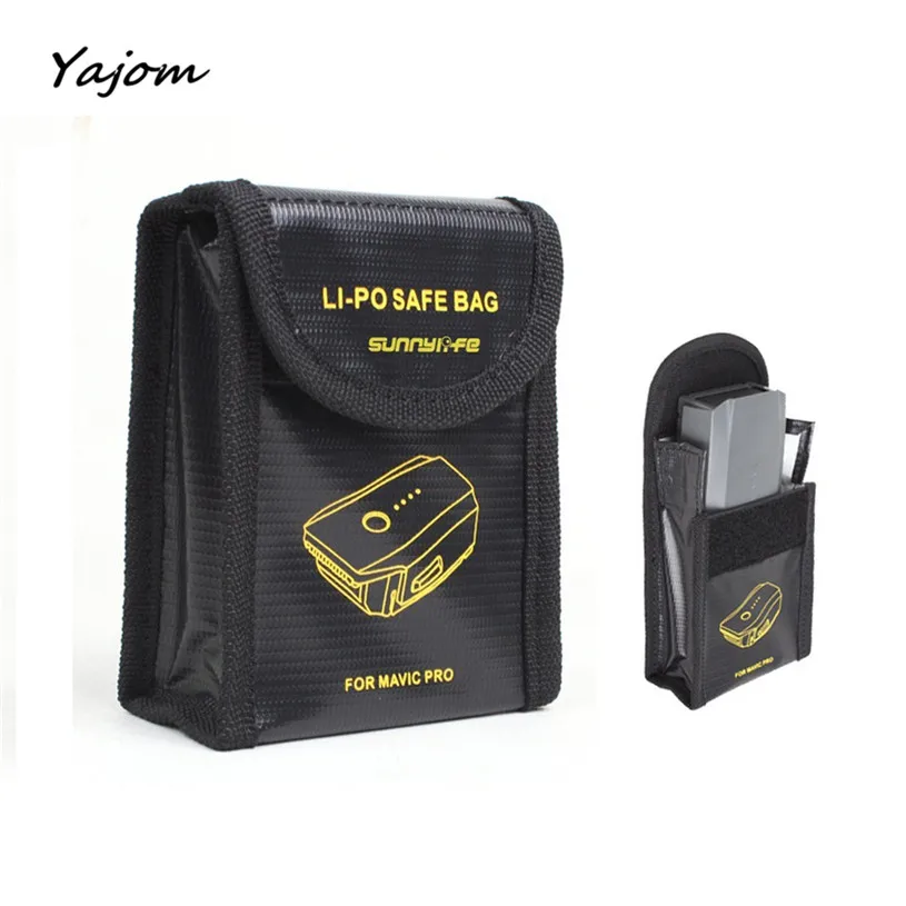 

2017 Hot Sale  Battery Fireproof Explosionproof Storage Bag Case Safety For DJI Mavic Pro Brand New High Quality Mar 10