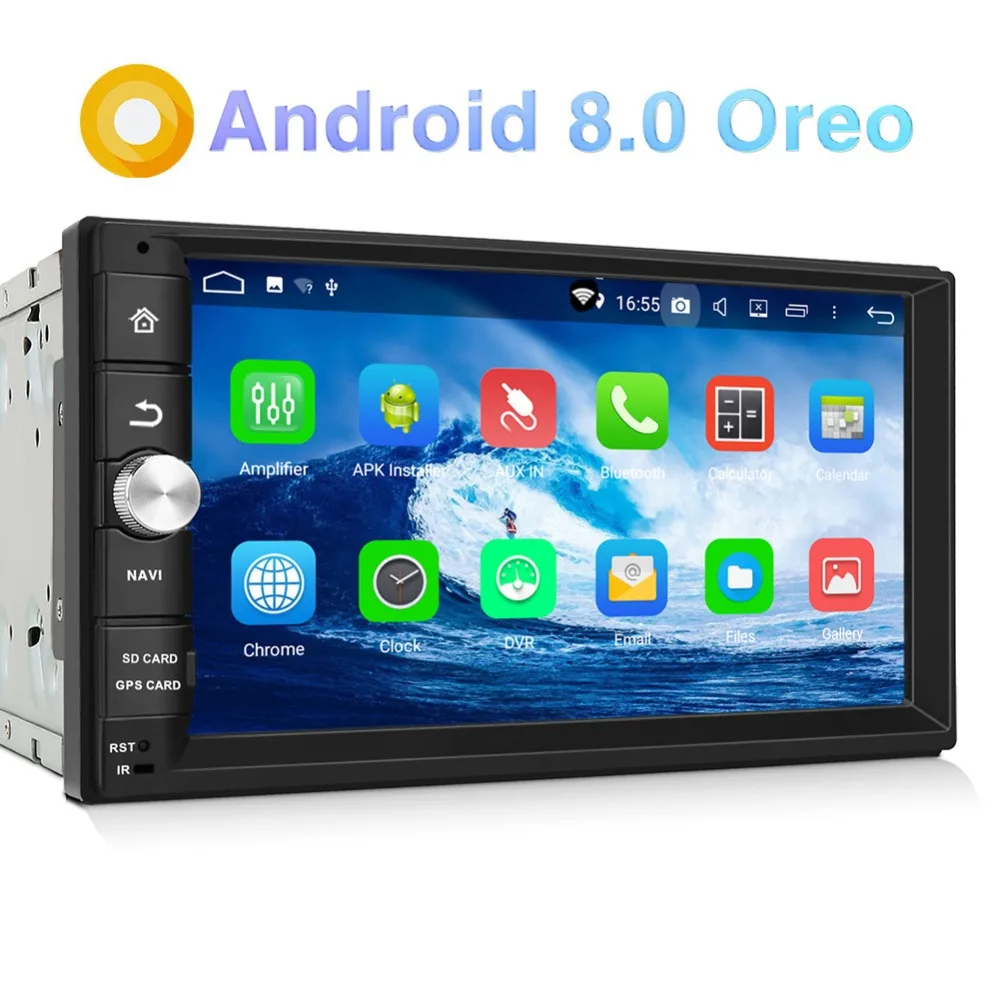 Тыква Восьмиядерный ram 4G rom 32G 2 Din7 &quotAndroid 8 0 универсальный автомобильный стерео