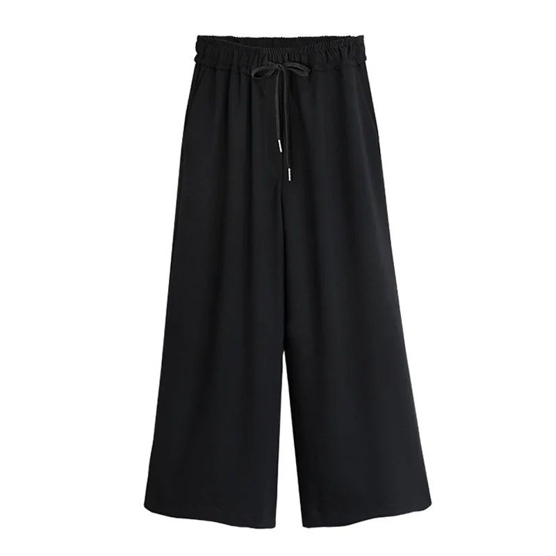 maternity wide leg cropped pants