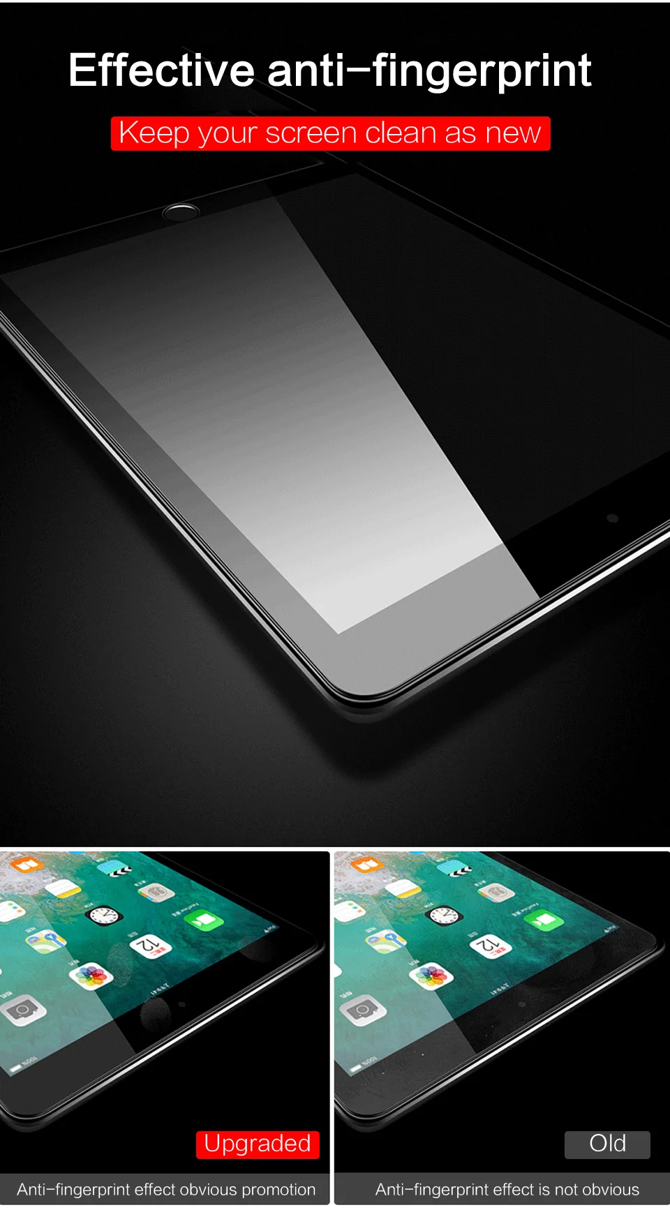 PZOZ закаленное стекло для Apple, iPad 9,7, Защитное стекло для экрана для iPad Air 1 2 Pro 9,7, защитная пленка, защита 9 7