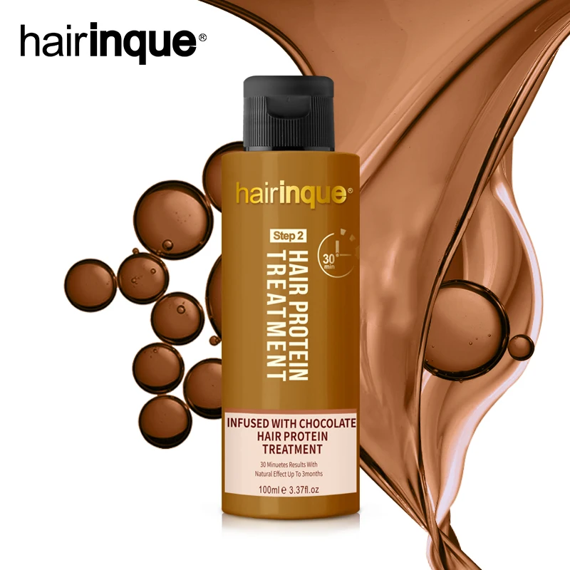 Новинка 12% шоколадное Кератиновое лечение волос HAIRINQUE для выпрямления