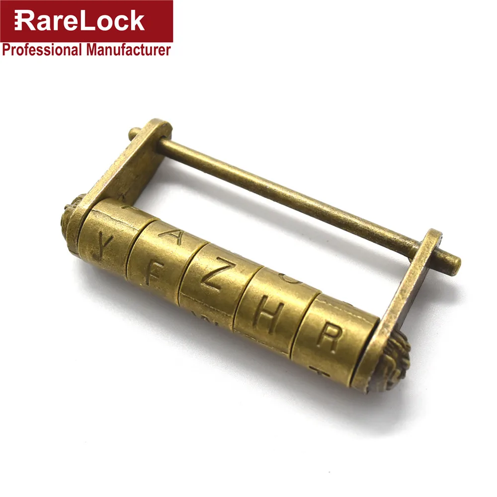 Combination Lock 5 Letter Password Lock Plus Padlock Pick Locks For
