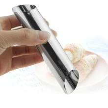 Cannoli em aço inoxidável upors, molde de bolo de grau alimentar, buzina, tubos eco-amigáveis, conchas, utensílios de cozinha para bolos
