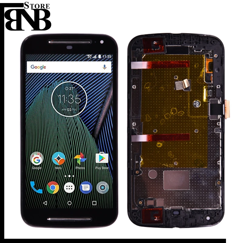 

For Motorola MOTO G2 G+1 XT1063 XT1068 LCD Screen Display with Touch Digitizer Assembly with frame Free shipping