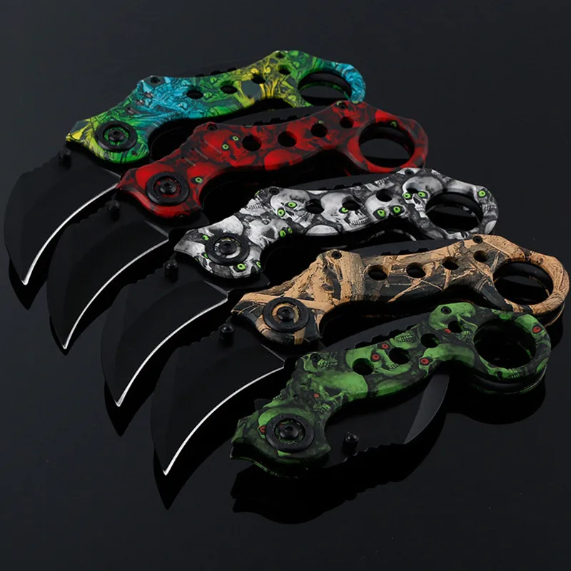 

HS Tools Outdoor Csgo Camping Tool Multi Functional knife hunting Fighting blade karambit and tactical survival knife