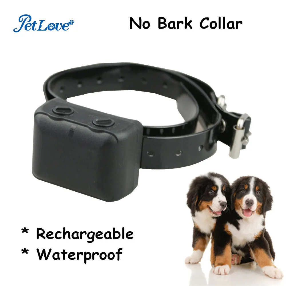 Completely Waterproof Anti Bark Collar Static Shock and Vibration