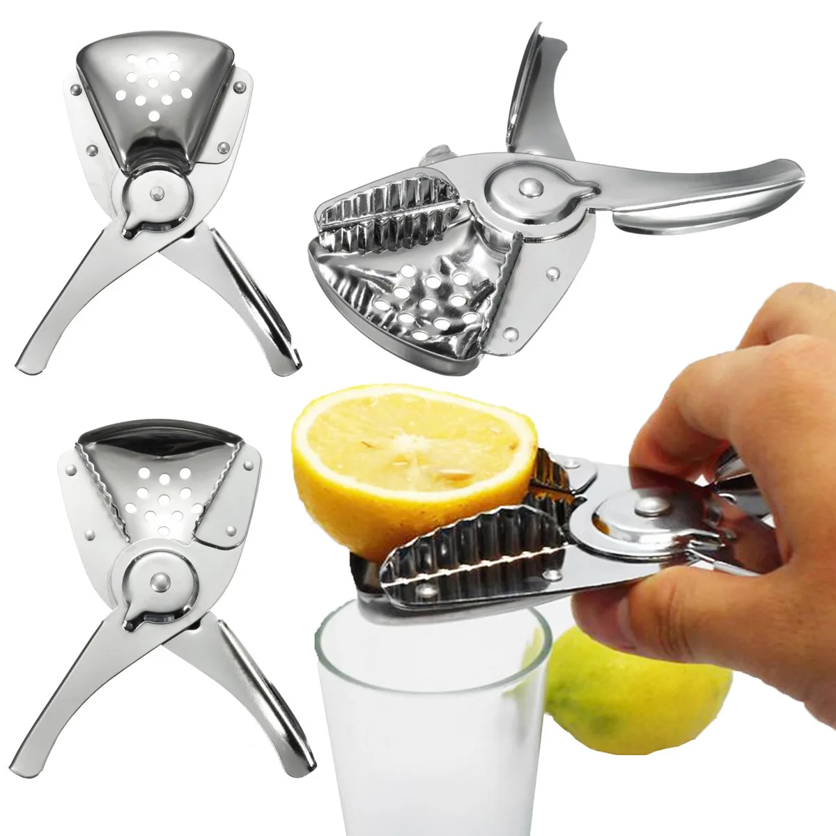 

Manual Fruits Lemon Juicer Stainless Steel Squeezer Orange Juicer Household Kitchen Hand Press Tools Gadgets Kitchenware