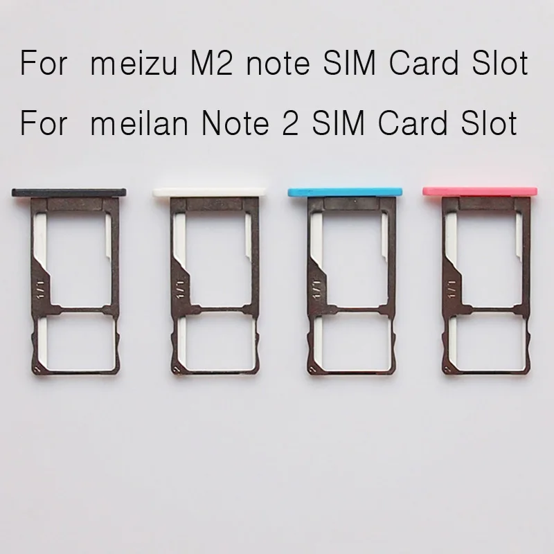 

Replacement phone small parts accessories For meizu m2 note meilan note2 note 2 SIM Card Tray Holder Micro SD Card Slot Adapter