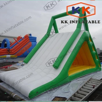 

summer seaside giant inflatable Triangle water slide for fun